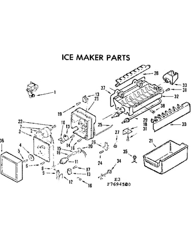 Ice maker parts