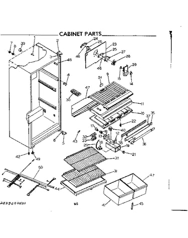 Cabinet parts