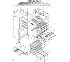 Kenmore 2537694640 cabinet parts diagram