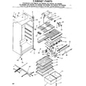 Kenmore 2537694660 cabinet parts diagram