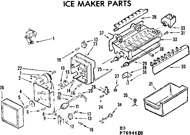 Ice maker parts