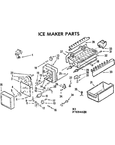 Ice maker parts