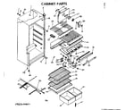 Kenmore 2537694641 cabinet parts diagram