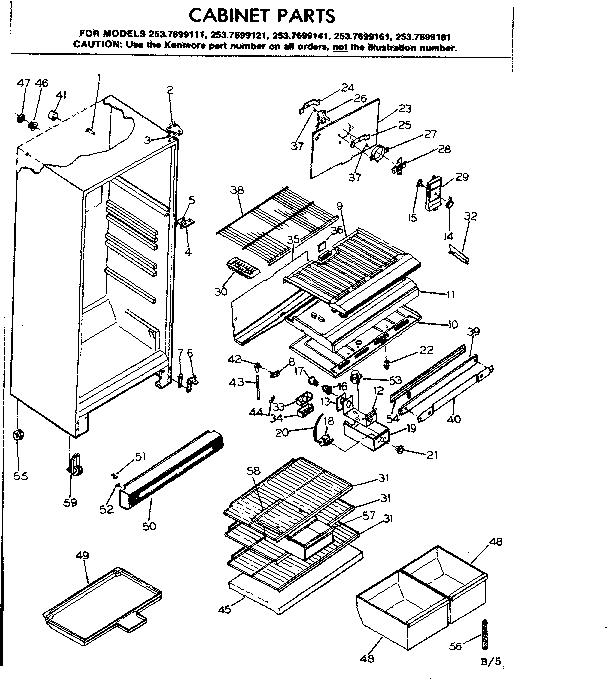 CABINET PARTS
