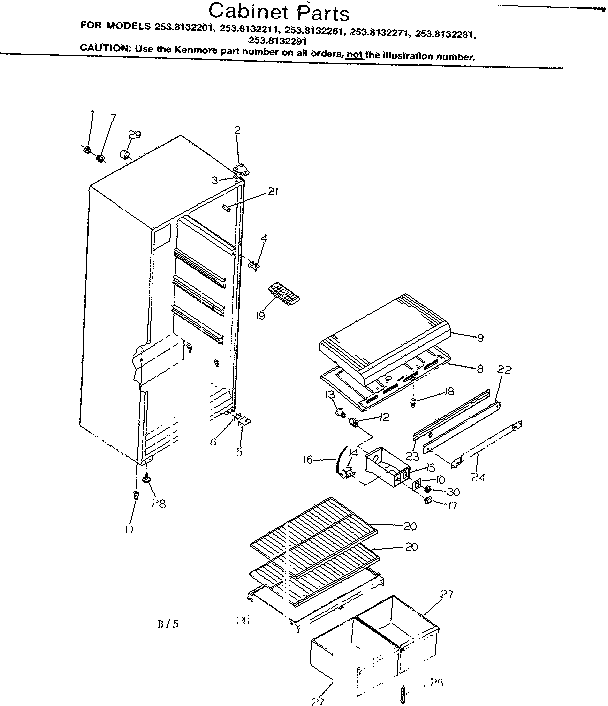 CABINET PARTS