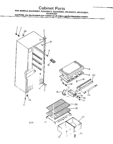 Cabinet parts