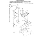 Kenmore 2538133201 cabinet parts diagram