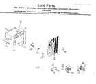 Kenmore 2538133211 unit parts diagram
