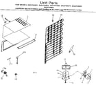 Kenmore 2538134261 unit parts diagram