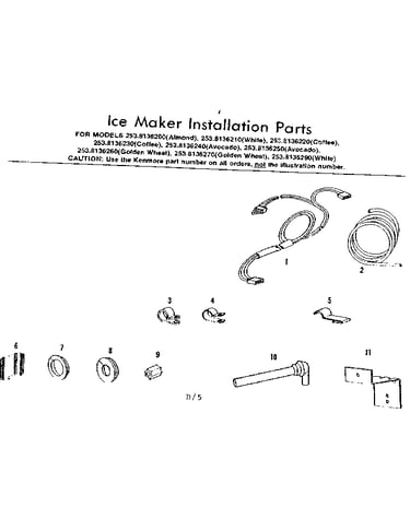 Ice maker parts