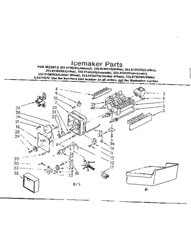 Icemaker parts