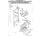 Kenmore 2538333270 cabinet parts diagram