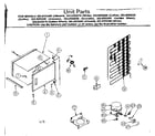 Kenmore 2538333250 unit parts diagram