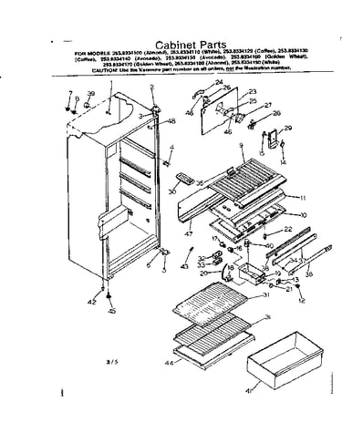 Cabinet parts