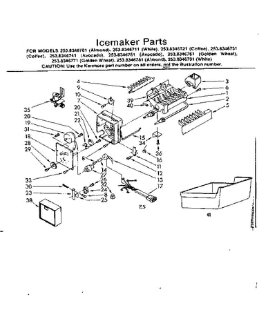 Icemaker parts