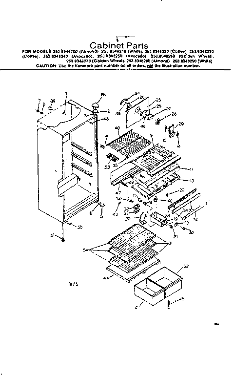 CABINET PARTS