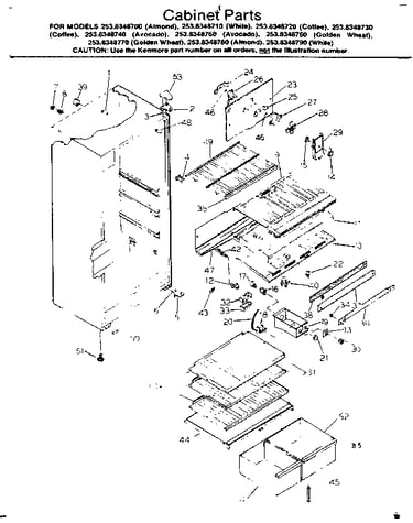 Cabinet parts