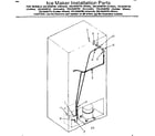 Kenmore 2538348720 ice maker installation parts diagram