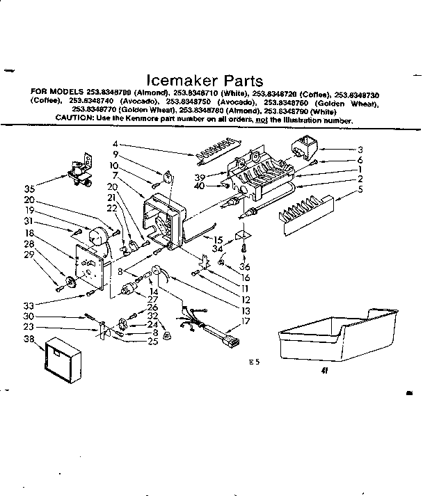 Icemaker parts