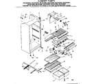 Kenmore 2538412680 cabinet parts diagram