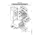 Kenmore 2538414421 cabinet parts diagram
