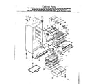 Kenmore 2538427110 cabinet parts diagram