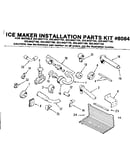 Ice maker installation parts kit