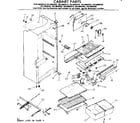 Kenmore 2538602512 cabinet parts diagram