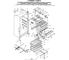 Kenmore 2538604540 cabinet parts diagram