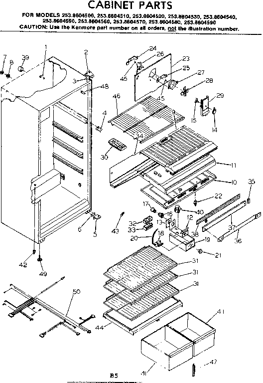CABINET PARTS