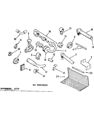 Ice maker installation parts kit