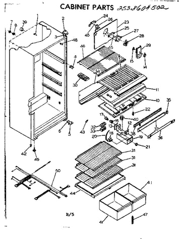 Cabinet parts