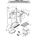 Kenmore 2538607503 cabinet parts diagram