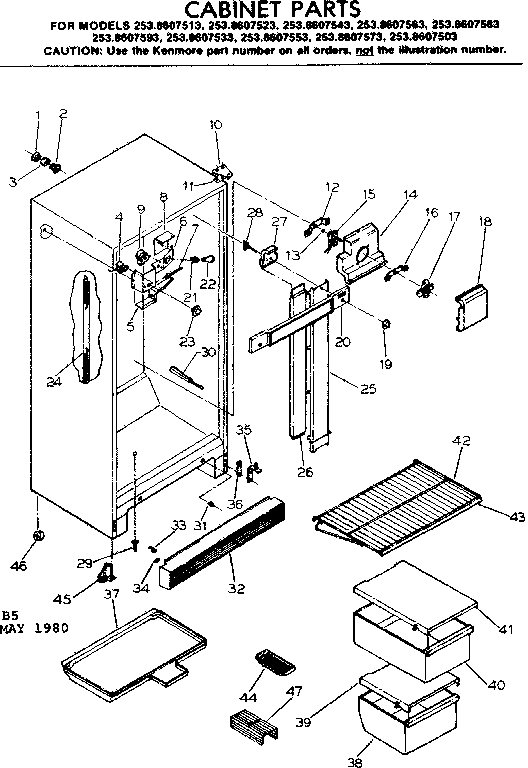 Cabinet parts