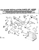 Ice maker installation parts kit no. 8082