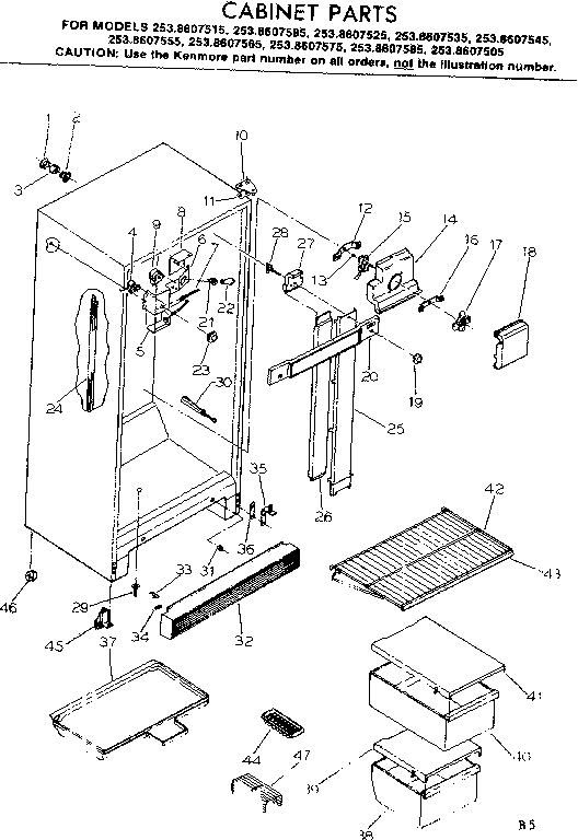 CABINET PARTS