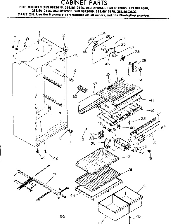 CABINET PARTS