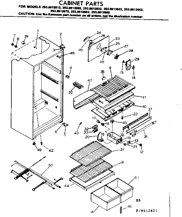Cabinet parts