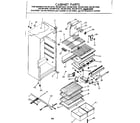 Kenmore 2538614430 cabinet parts diagram