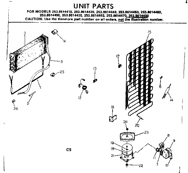 Unit parts