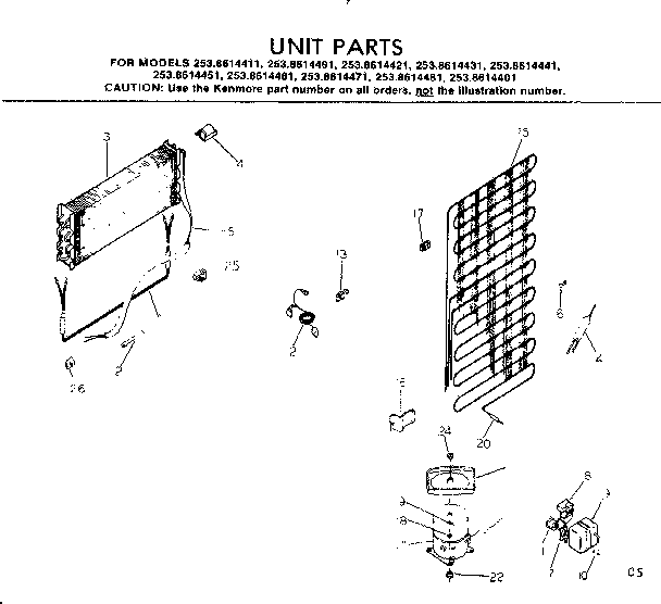 Unit parts