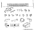 Kenmore 2538614412 ice maker installation parts diagram