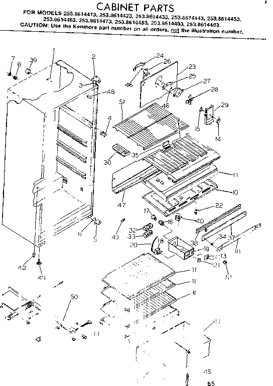 Cabinet parts