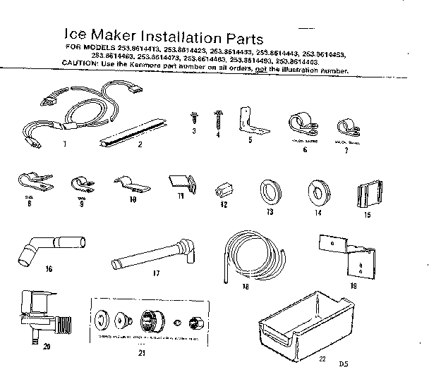 Ice maker installation