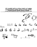 Ice maker installation parts kit no. 8085