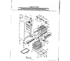 Kenmore 2538619100 cabinet parts diagram