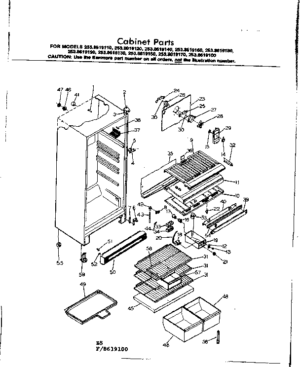 CABINET PARTS