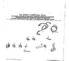 Kenmore 2538619170 ice maker installation parts diagram