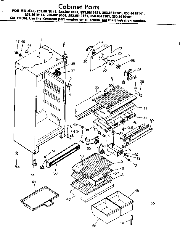 CABINET PARTS