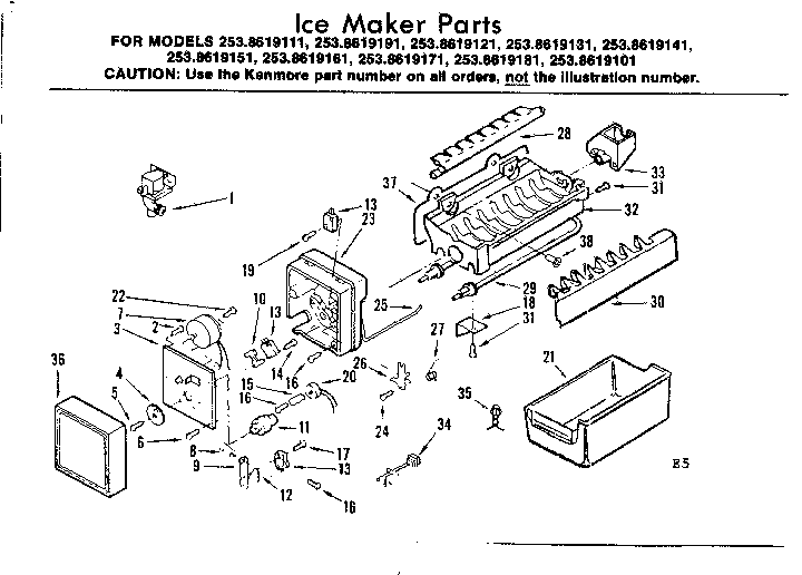 ICE MAKER PARTS
